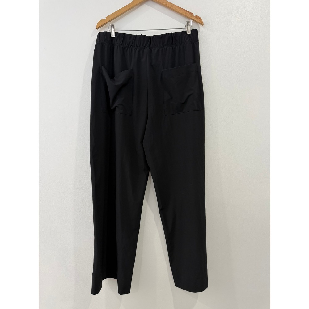 Beyond Yoga Womens XL‎ Easy Wide Leg Pants Black Elastic Waist Pockets Lounge - Picture 6 of 7